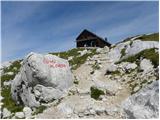 Zadnjica - Vodnikov Vršac (Vršac nad Zadnjico)